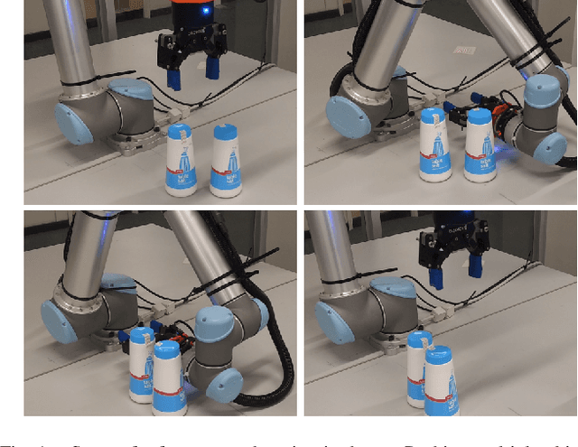 Figure 1 for Embracing Contact: Pushing Multiple Objects with Robot's Forearm