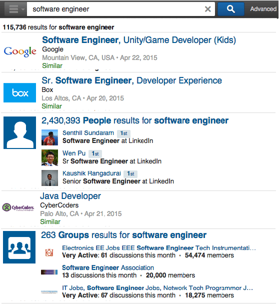Figure 1 for Personalized Federated Search at LinkedIn