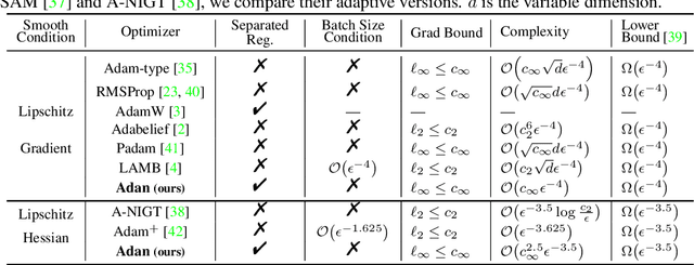 Figure 1 for Adan: Adaptive Nesterov Momentum Algorithm for Faster Optimizing Deep Models