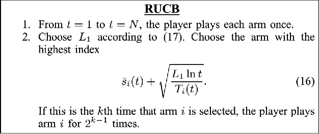 Figure 4 for Learning in A Changing World: Restless Multi-Armed Bandit with Unknown Dynamics