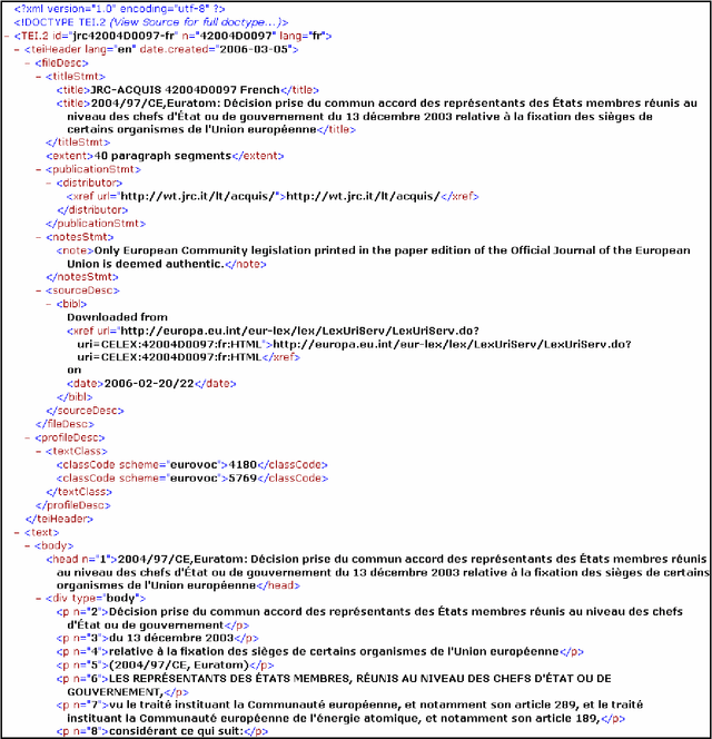 Figure 2 for The JRC-Acquis: A multilingual aligned parallel corpus with 20+ languages