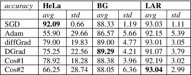 Figure 2 for Exploiting Adam-like Optimization Algorithms to Improve the Performance of Convolutional Neural Networks