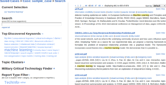 Figure 1 for Exploratory Analysis of Highly Heterogeneous Document Collections