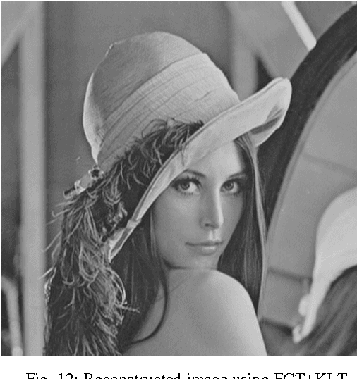 Figure 4 for Fast Cosine Transform to increase speed-up and efficiency of Karhunen-Loeve Transform for lossy image compression