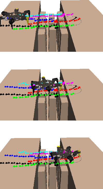 Figure 4 for A Generalized Mixed-Integer Convex Program for Multilegged Footstep Planning on Uneven Terrain