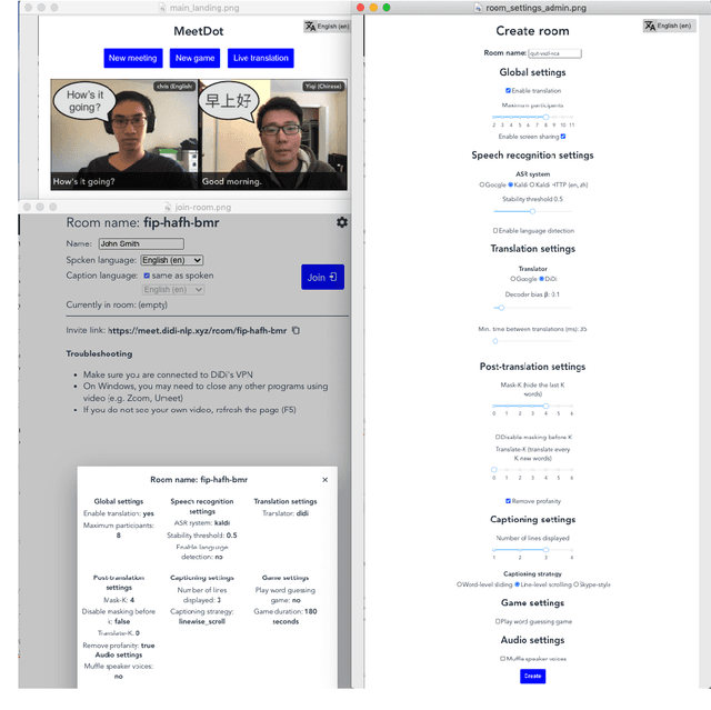 Figure 3 for MeetDot: Videoconferencing with Live Translation Captions