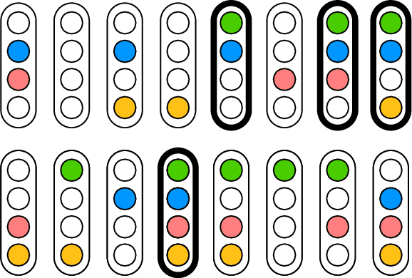 Figure 1 for Learning is Compiling: Experience Shapes Concept Learning by Combining Primitives in a Language of Thought