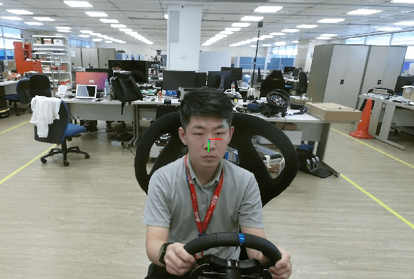 Figure 3 for A Marker-free Head Tracker Using Vision-based Head Pose Estimation with Adaptive Kalman Filter