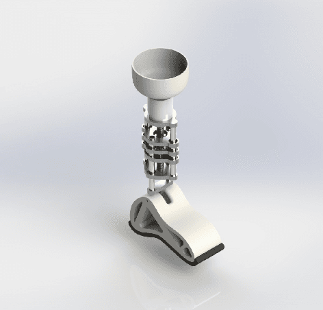 Figure 1 for Retractable Prosthesis for Transfemoral Amputees Using Series Elastic Actuators and Force Control