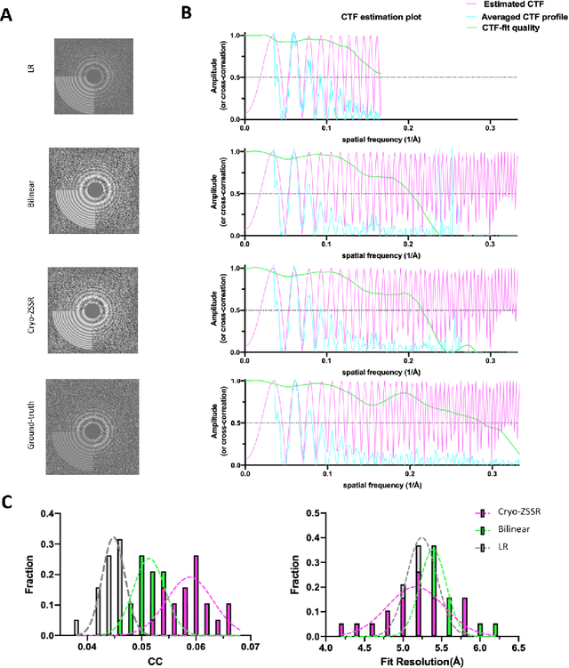 Figure 3 for Cryo-ZSSR: multiple-image super-resolution based on deep internal learning
