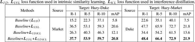 Figure 4 for Hazy Re-ID: An Interference Suppression Model For Domain Adaptation Person Re-identification Under Inclement Weather Condition