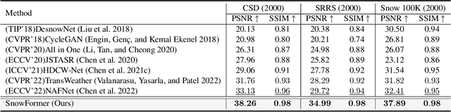 Figure 2 for SnowFormer: Scale-aware Transformer via Context Interaction for Single Image Desnowing