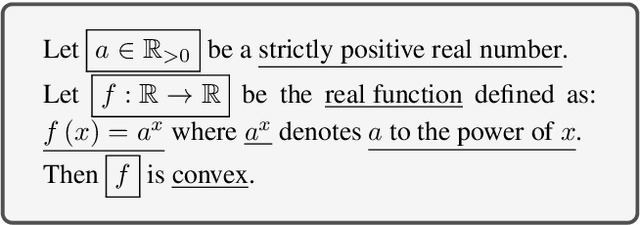 Figure 1 for Natural Language Premise Selection: Finding Supporting Statements for Mathematical Text