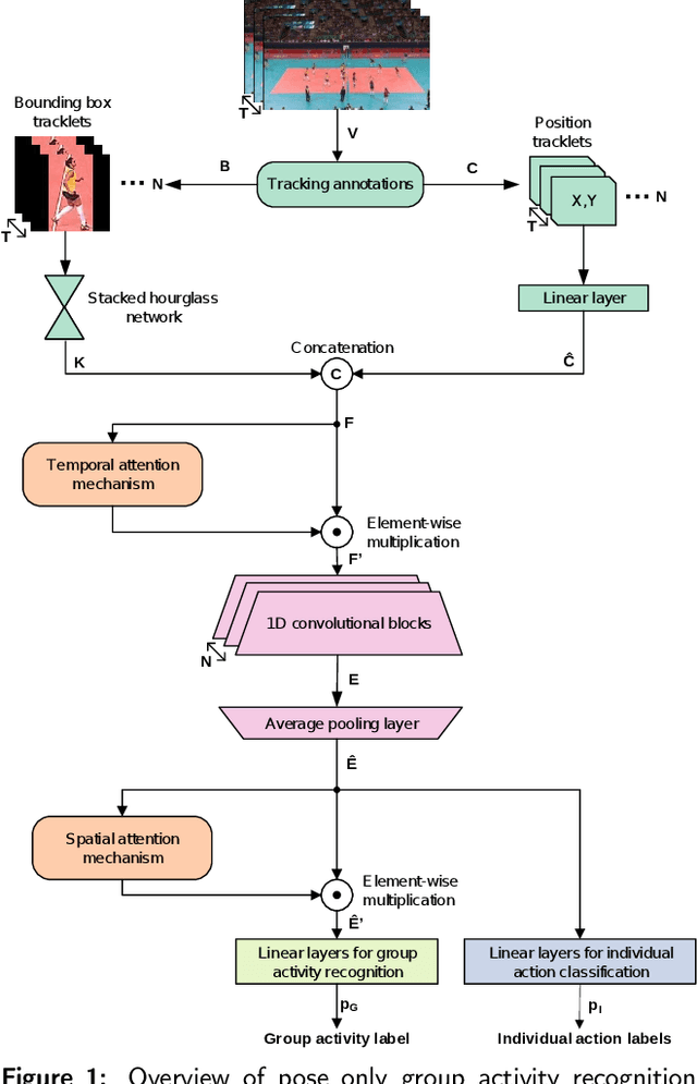 Figure 1 for Pose is all you need: The pose only group activity recognition system