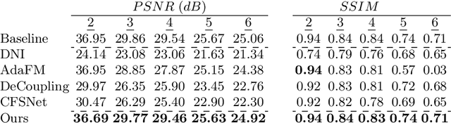 Figure 4 for One Size Fits All: Hypernetwork for Tunable Image Restoration