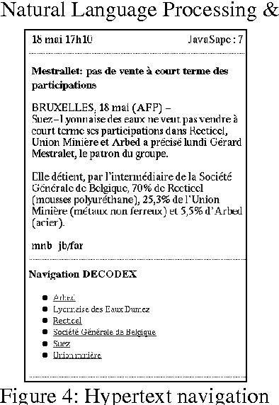 Figure 4 for Producing NLP-based On-line Contentware