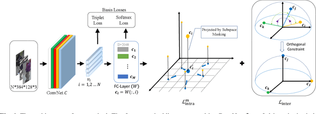 Figure 1 for Orthogonal Center Learning with Subspace Masking for Person Re-Identification