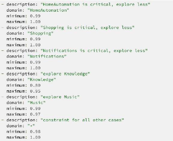 Figure 3 for Constrained Policy Optimization for Controlled Self-Learning in Conversational AI Systems