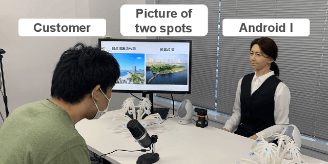 Figure 1 for Spoken Dialogue Strategy Focusing on Asymmetric Communication with Android Robots