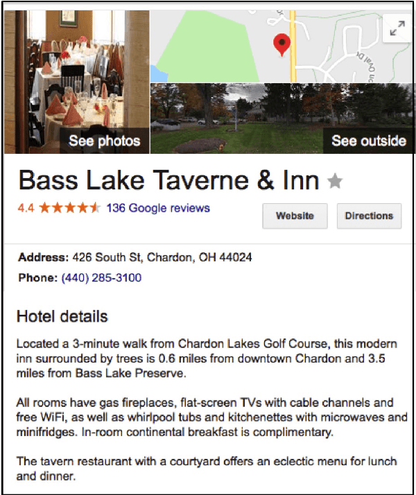 Figure 1 for Exploring Conversational Language Generation for Rich Content about Hotels