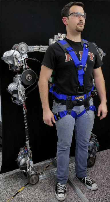 Figure 1 for Hybrid Open-Loop Closed-Loop Control of Coupled Human-Robot Balance During Assisted Stance Transition with Extra Robotic Legs