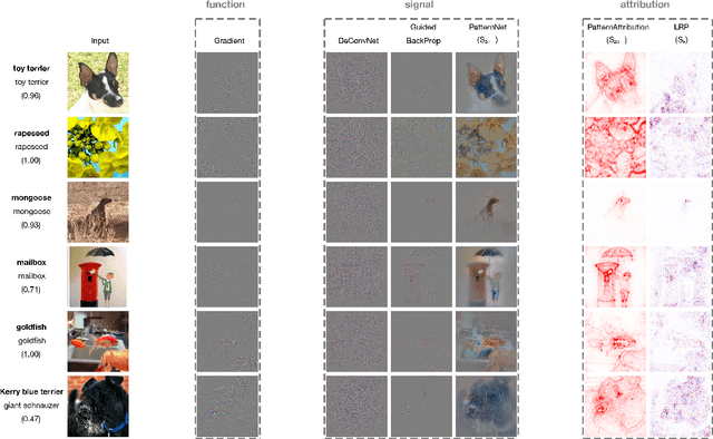 Figure 4 for Learning how to explain neural networks: PatternNet and PatternAttribution