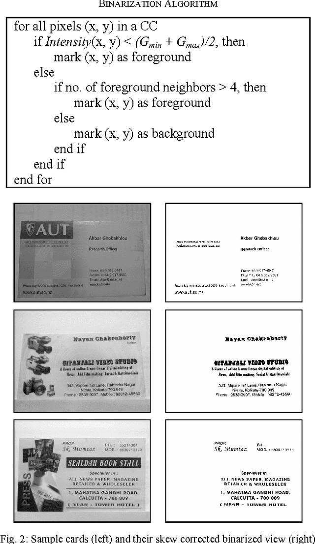 Figure 2 for Binarizing Business Card Images for Mobile Devices
