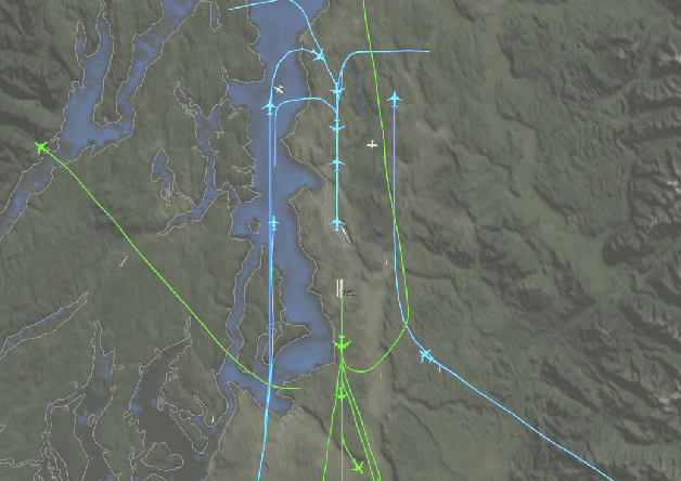 Figure 1 for Inverse Optimal Planning for Air Traffic Control