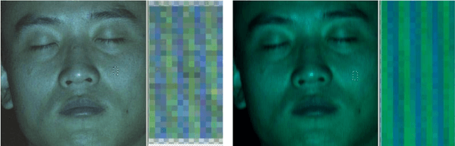 Figure 3 for Green-Blue Stripe Pattern for Range Sensing from a Single Image