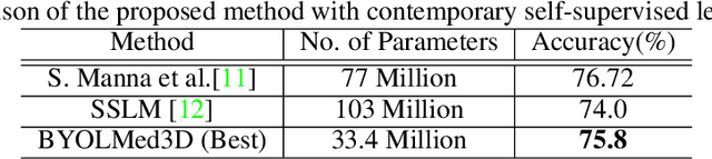 Figure 3 for BYOLMed3D: Self-Supervised Representation Learning of Medical Videos using Gradient Accumulation Assisted 3D BYOL Framework