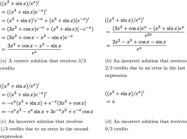 Figure 1 for Mathematical Language Processing: Automatic Grading and Feedback for Open Response Mathematical Questions