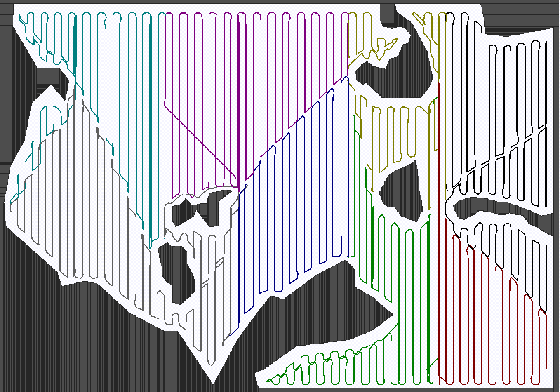 Figure 1 for Efficient Multi-Robot Coverage of a Known Environment