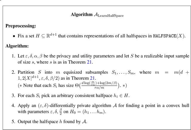 Figure 2 for Private Center Points and Learning of Halfspaces