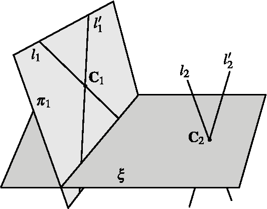Figure 4 for Autocalibration with the Minimum Number of Cameras with Known Pixel Shape