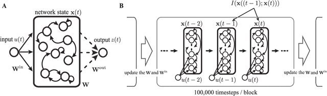 Figure 1 for Use of recurrent infomax to improve the memory capability of input-driven recurrent neural networks