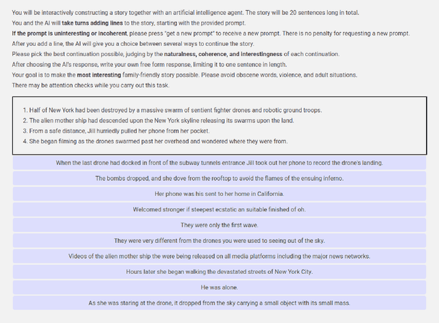 Figure 3 for Collaborative Storytelling with Large-scale Neural Language Models