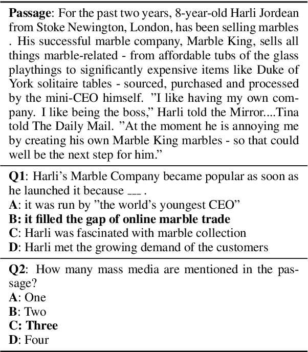 Figure 1 for Improving Machine Reading Comprehension with Single-choice Decision and Transfer Learning