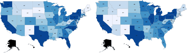 Figure 1 for Gini-regularized Optimal Transport with an Application to Spatio-Temporal Forecasting