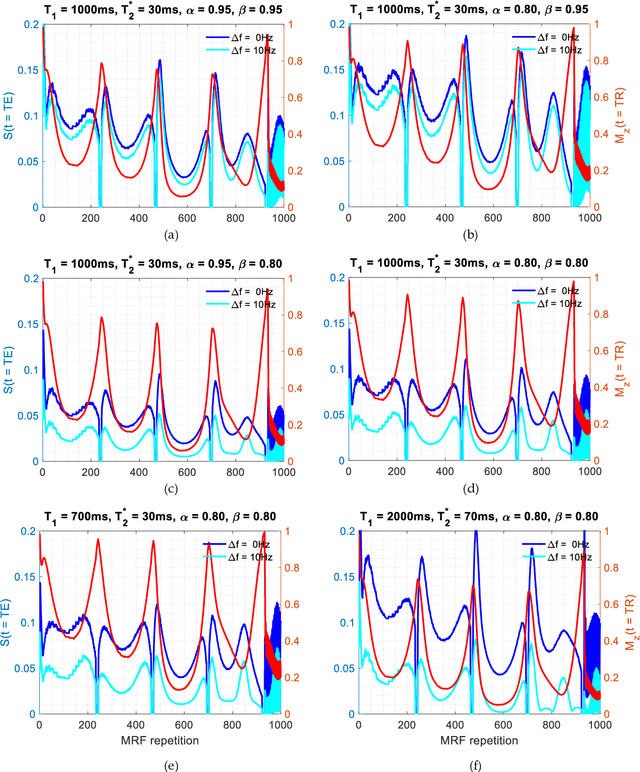 Figure 2 for Fractional order magnetic resonance fingerprinting in the human cerebral cortex