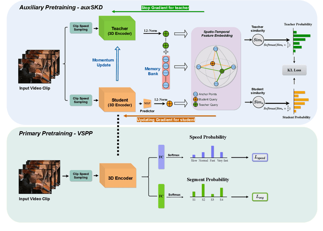 Figure 3 for Auxiliary Learning for Self-Supervised Video Representation via Similarity-based Knowledge Distillation