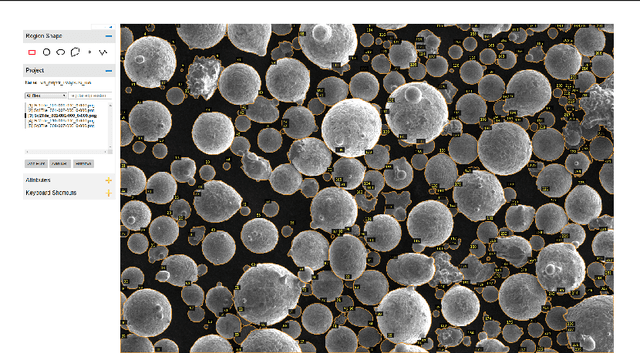 Figure 3 for Instance Segmentation for Direct Measurements of Satellites in Metal Powders and Automated Microstructural Characterization from Image Data