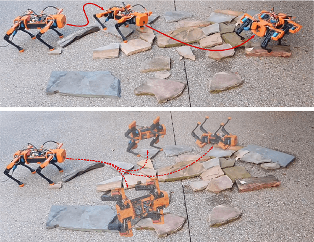 Figure 1 for Dynamics and Domain Randomized Gait Modulation with Bezier Curves for Sim-to-Real Legged Locomotion