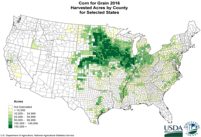 Figure 1 for Predicting County Level Corn Yields Using Deep Long Short Term Memory Models