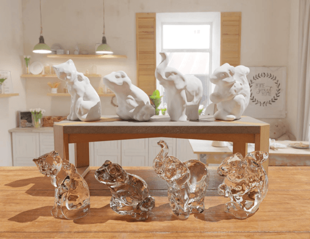 Figure 1 for Polarimetric Inverse Rendering for Transparent Shapes Reconstruction