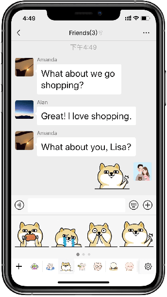 Figure 1 for Learning to Respond with Stickers: A Framework of Unifying Multi-Modality in Multi-Turn Dialog