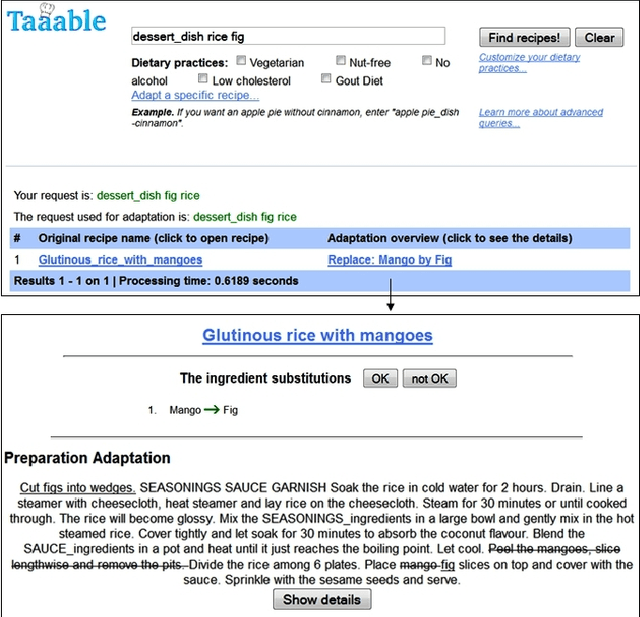 Figure 1 for Semi-automatic annotation process for procedural texts: An application on cooking recipes