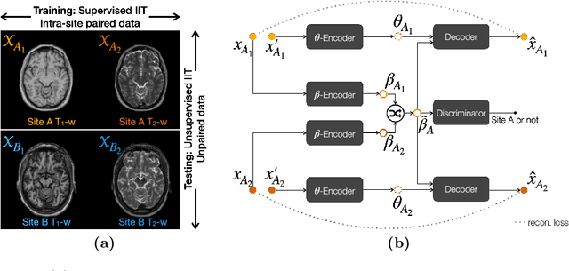 Figure 1 for Information-based Disentangled Representation Learning for Unsupervised MR Harmonization