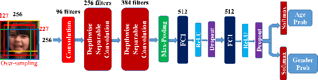 Figure 1 for Joint Estimation of Age and Gender from Unconstrained Face Images using Lightweight Multi-task CNN for Mobile Applications