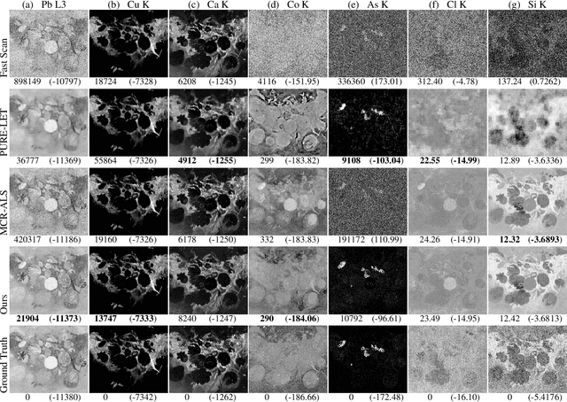 Figure 2 for Denoising Fast X-Ray Fluorescence Raster Scans of Paintings