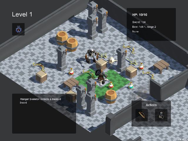 Figure 1 for DeepCrawl: Deep Reinforcement Learning for Turn-based Strategy Games